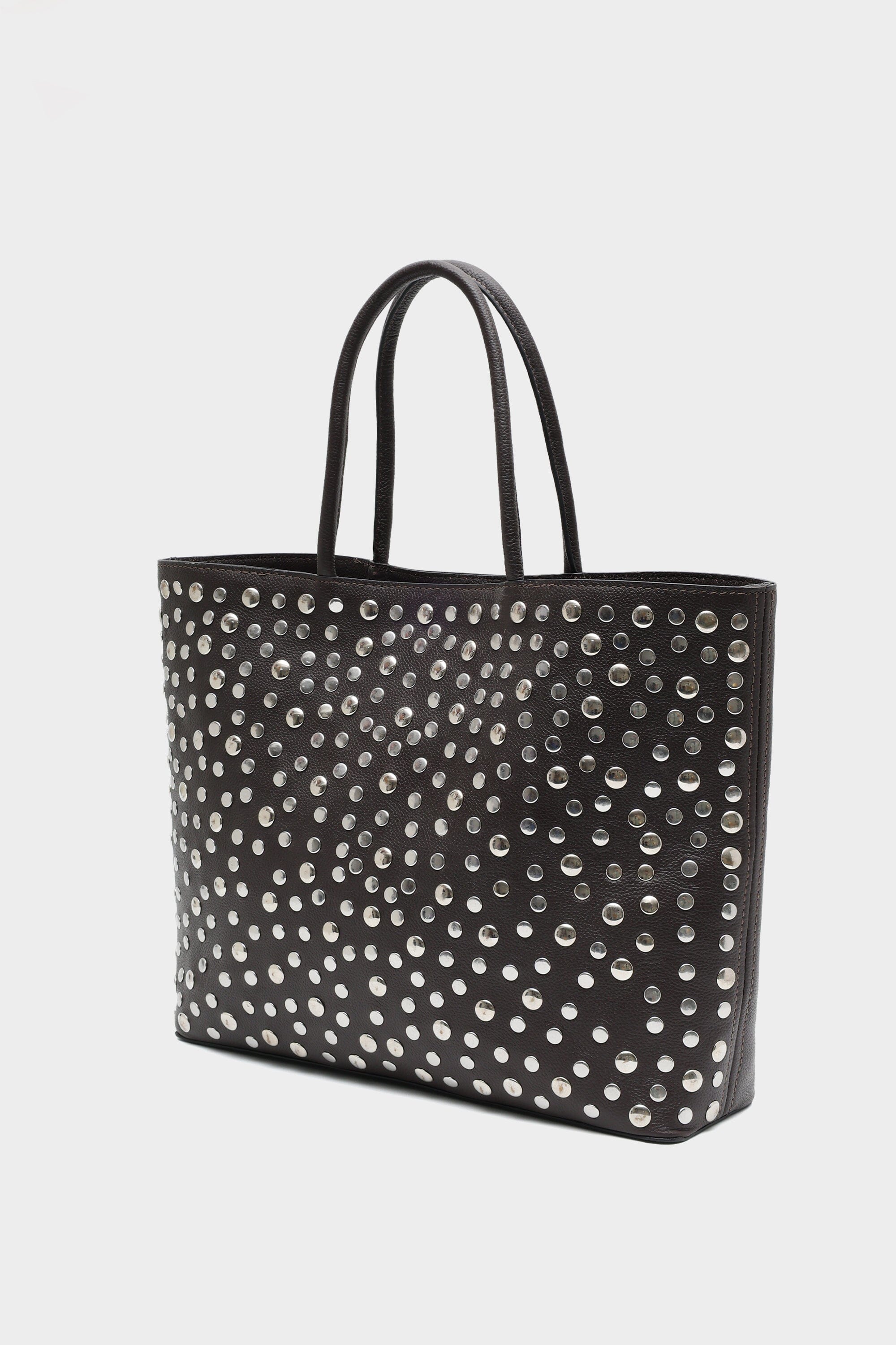 Icon Basic Tote in Brown Leather