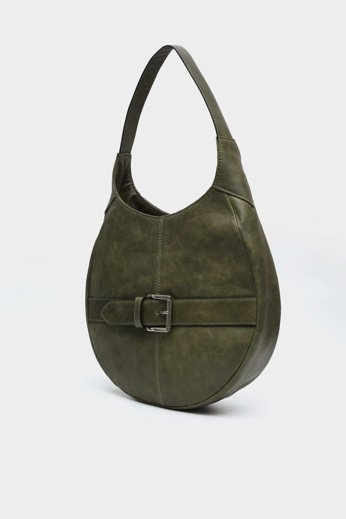 Mable Hobo Bag in Olive Green