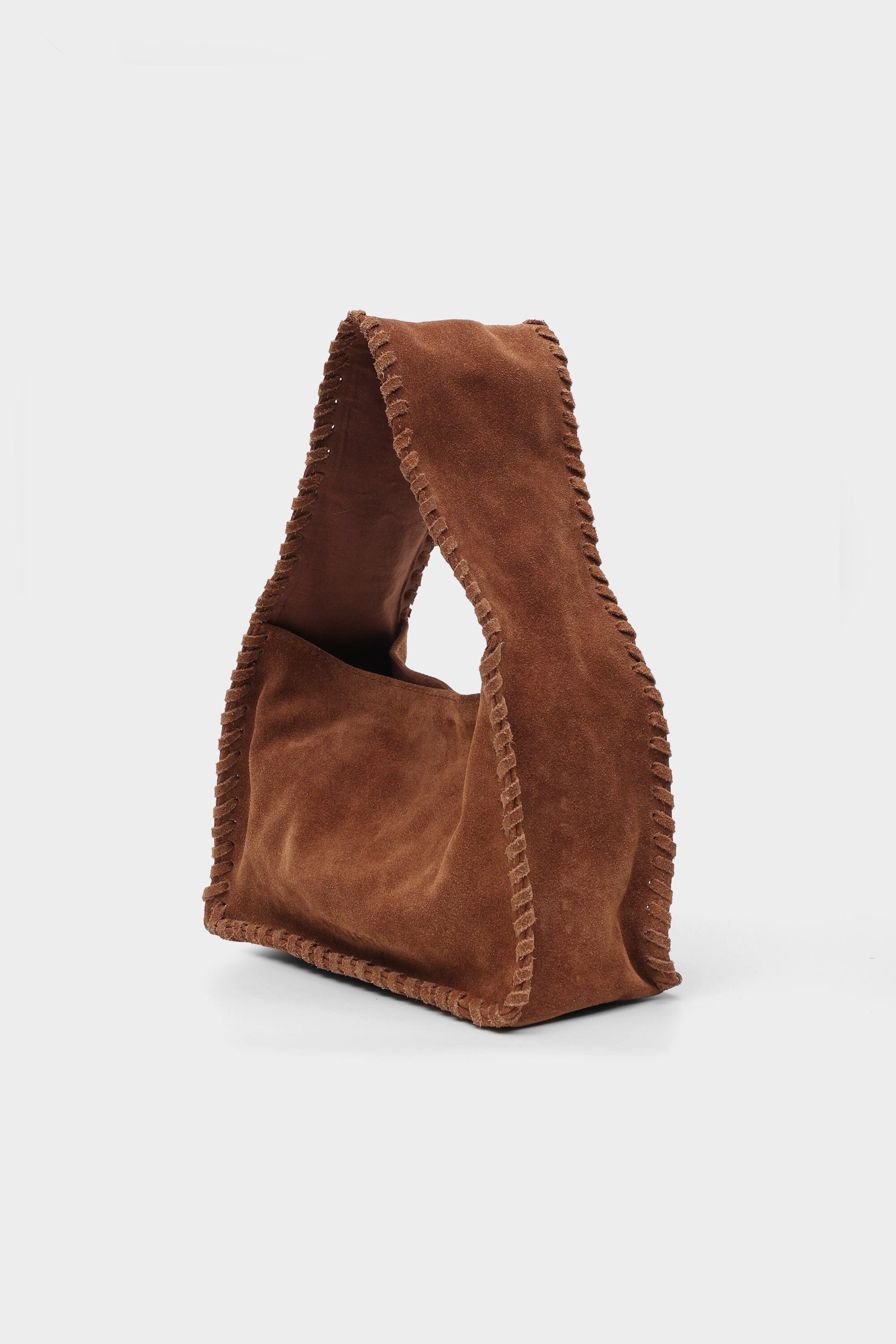 Bento Mini in Terra Suede Whipstitch