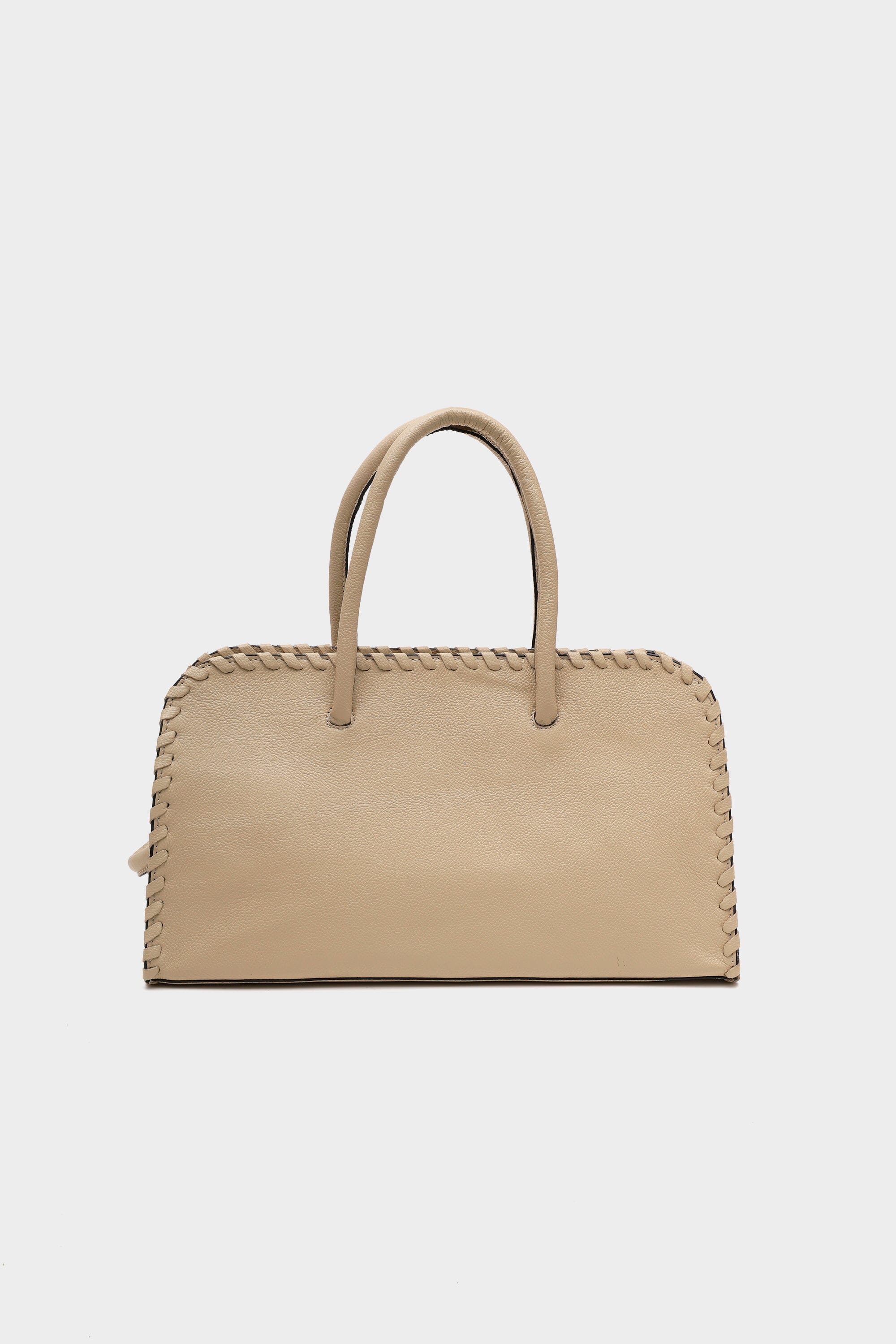 The Loft Bag in Off-White Whipstitch