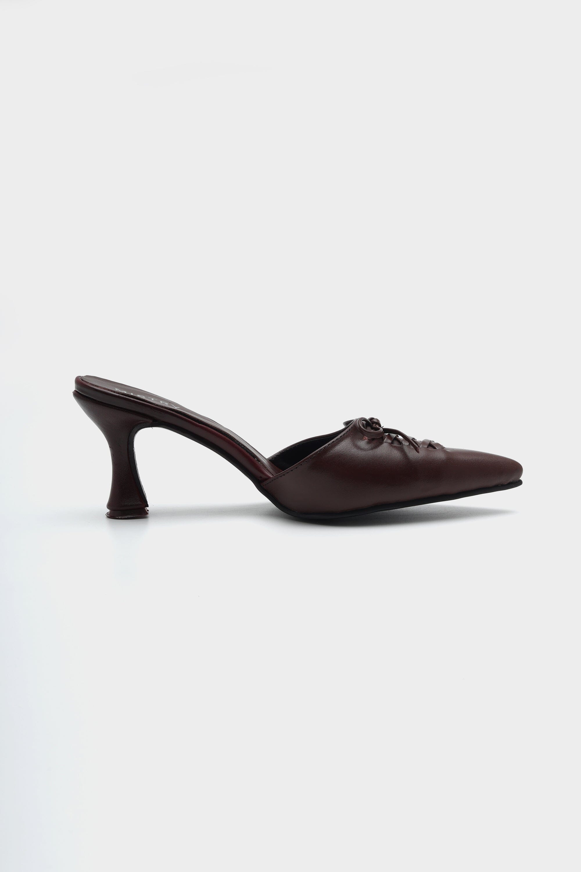 Tapered Heels in Mahogany