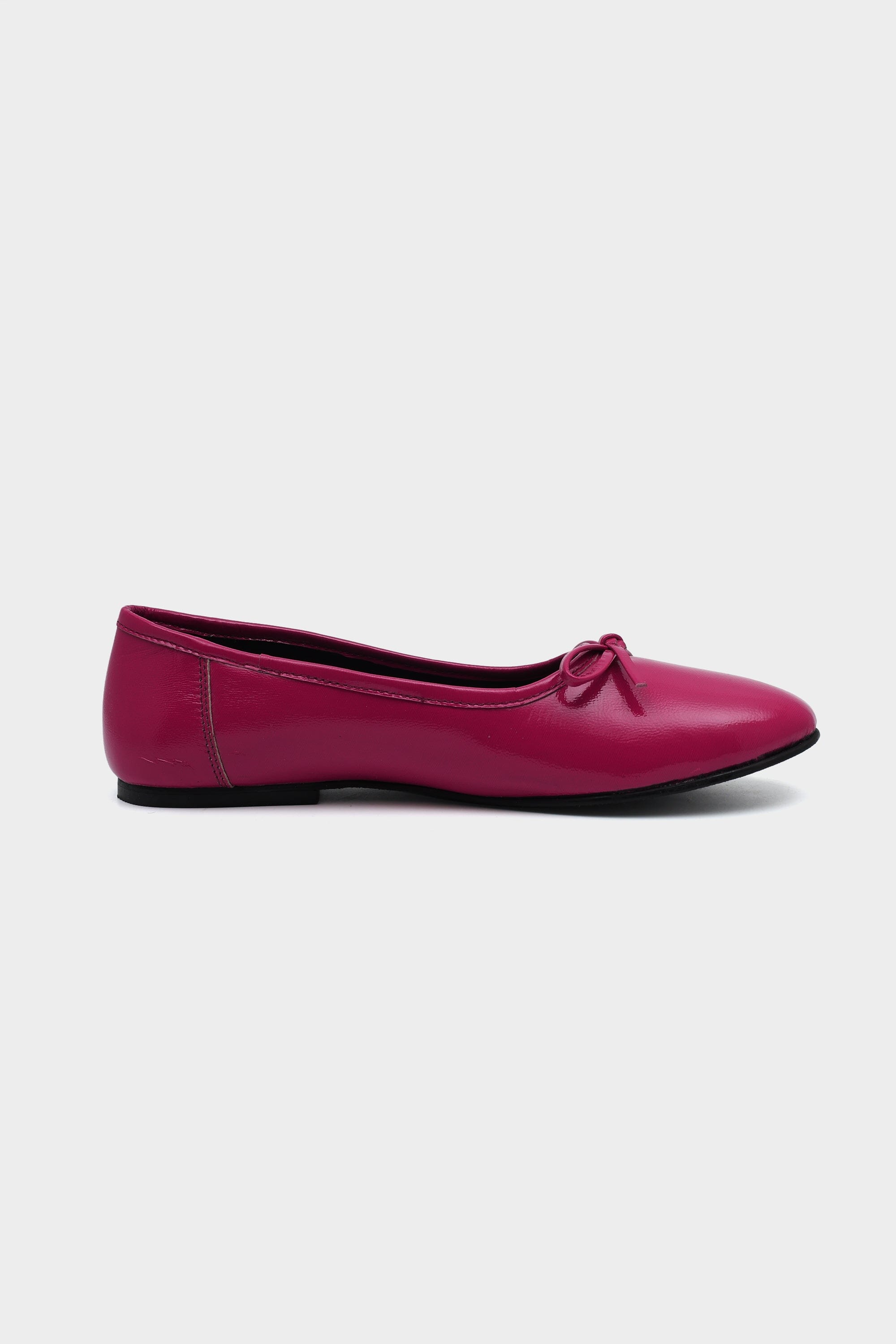 Margot Ballet Flats in Pink Patent Leather