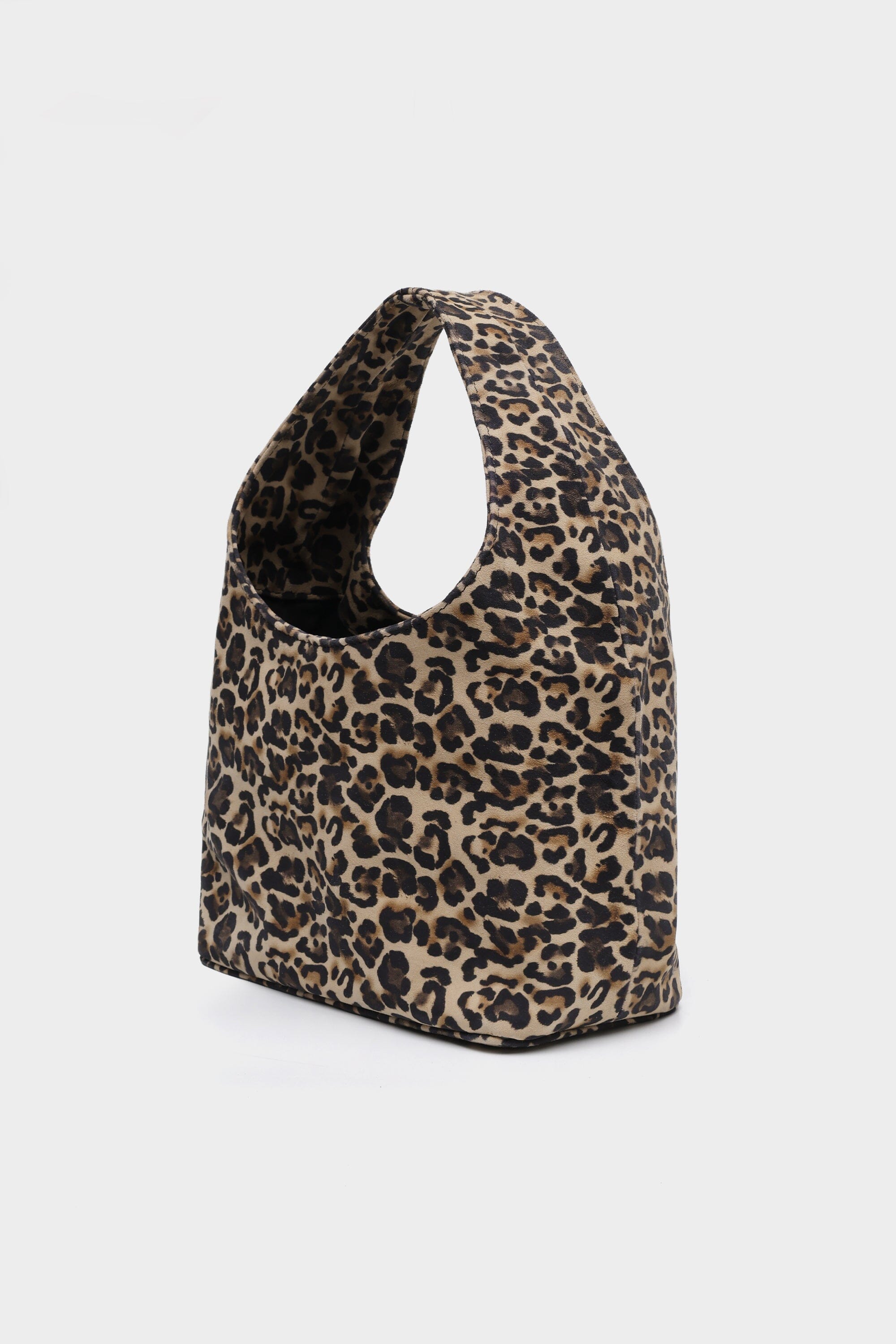 Classic Hobo Bag in Beige Leopard