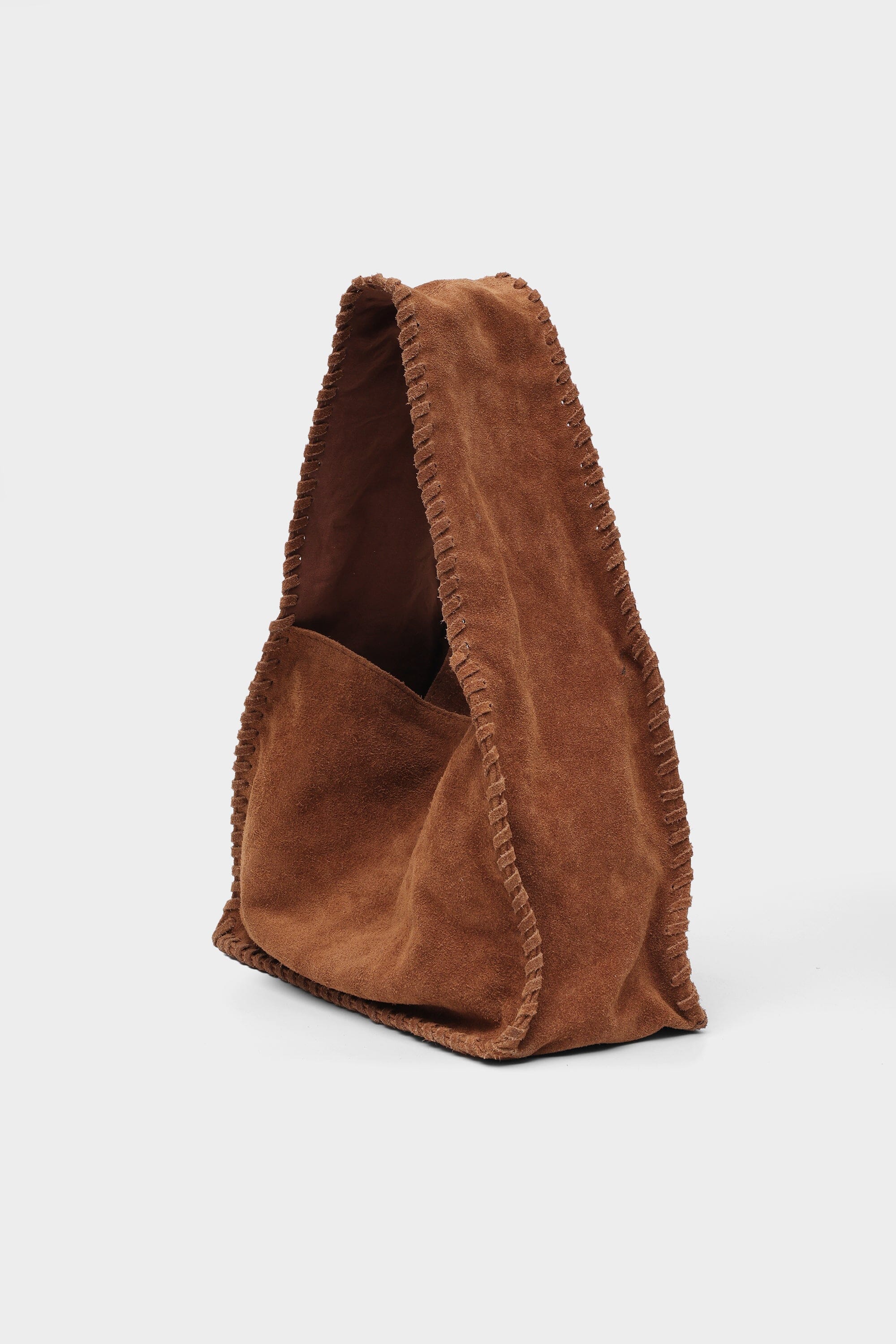 Bento Large in Terra Suede Whipstitch