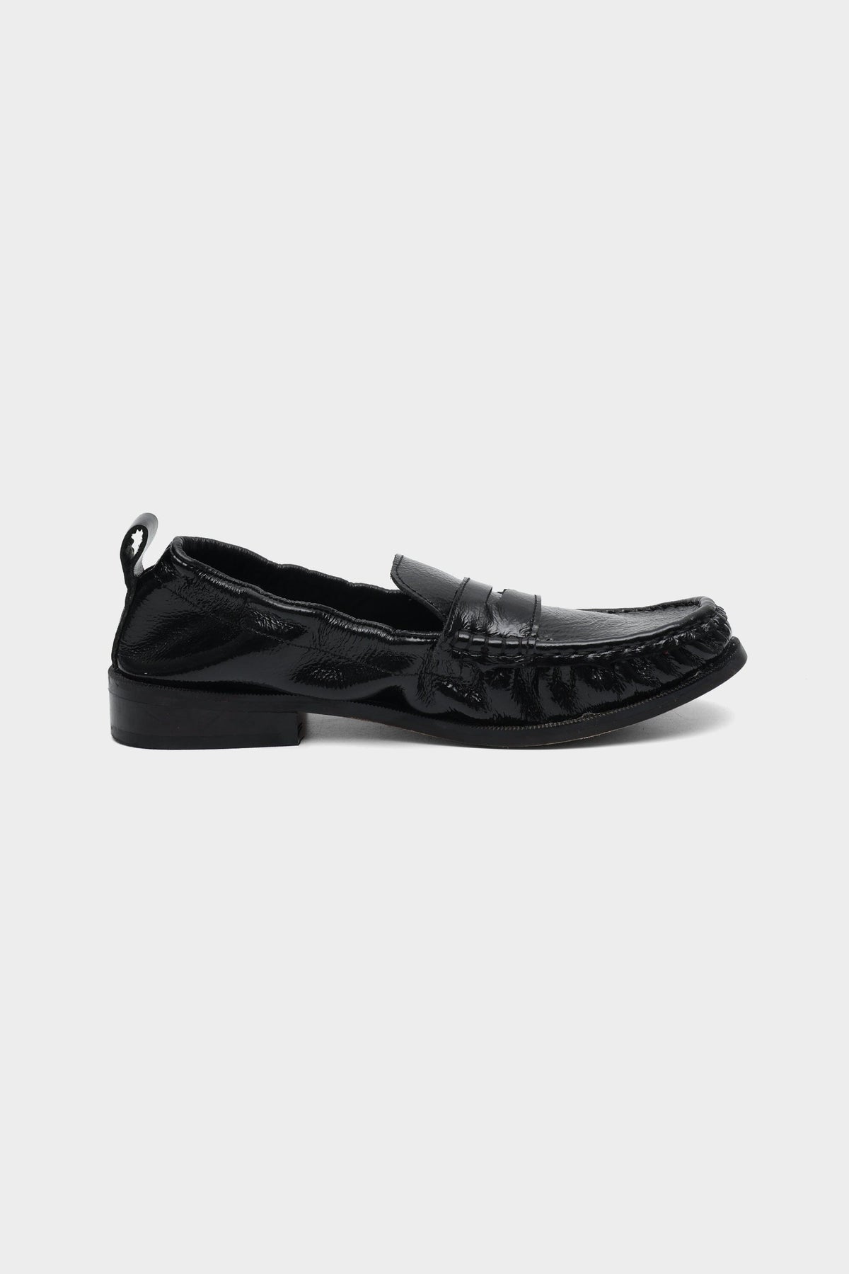 Air-Flex Loafers in Black Patent Leather