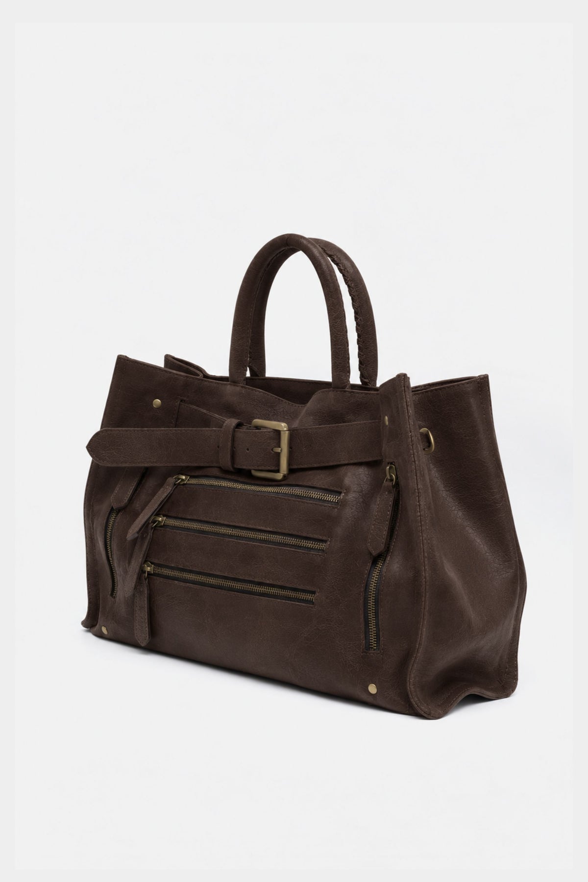 Cargo Tote in Brown