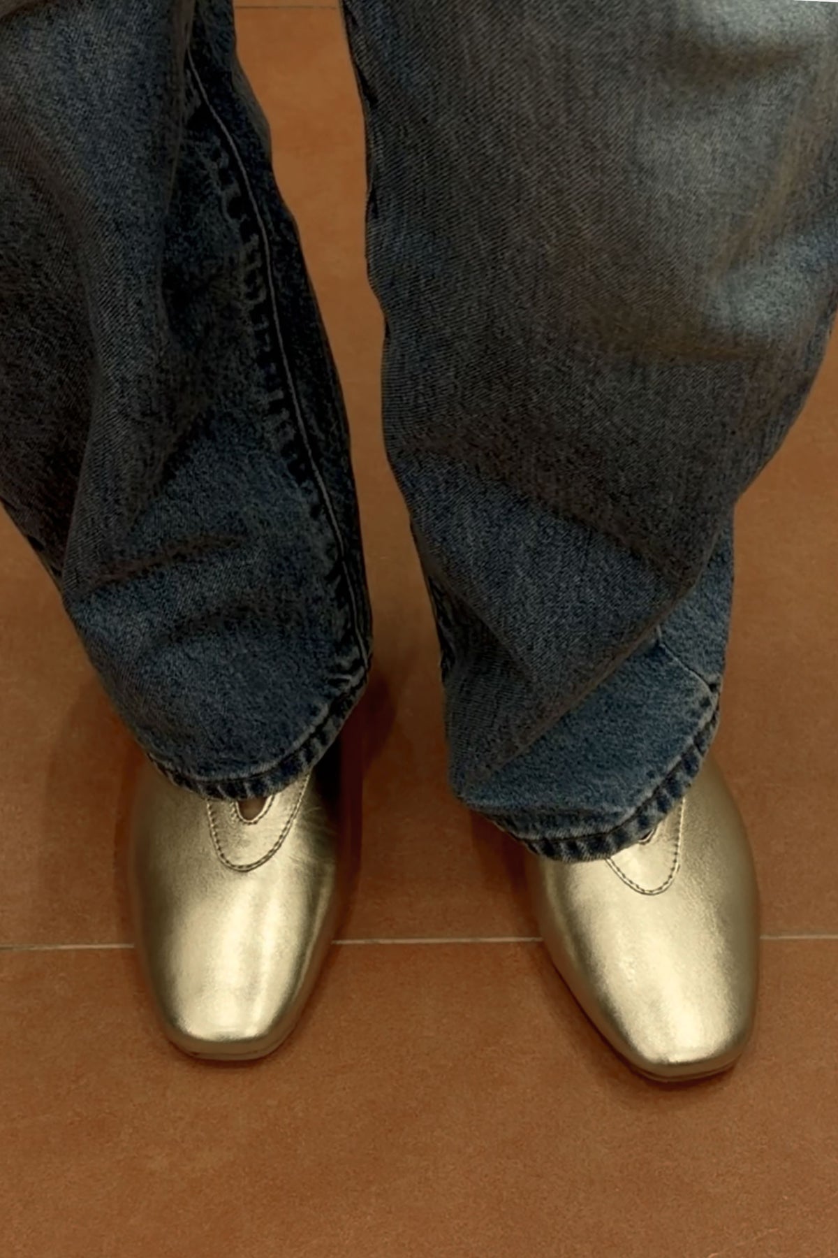 Ballet Flats in Champagne