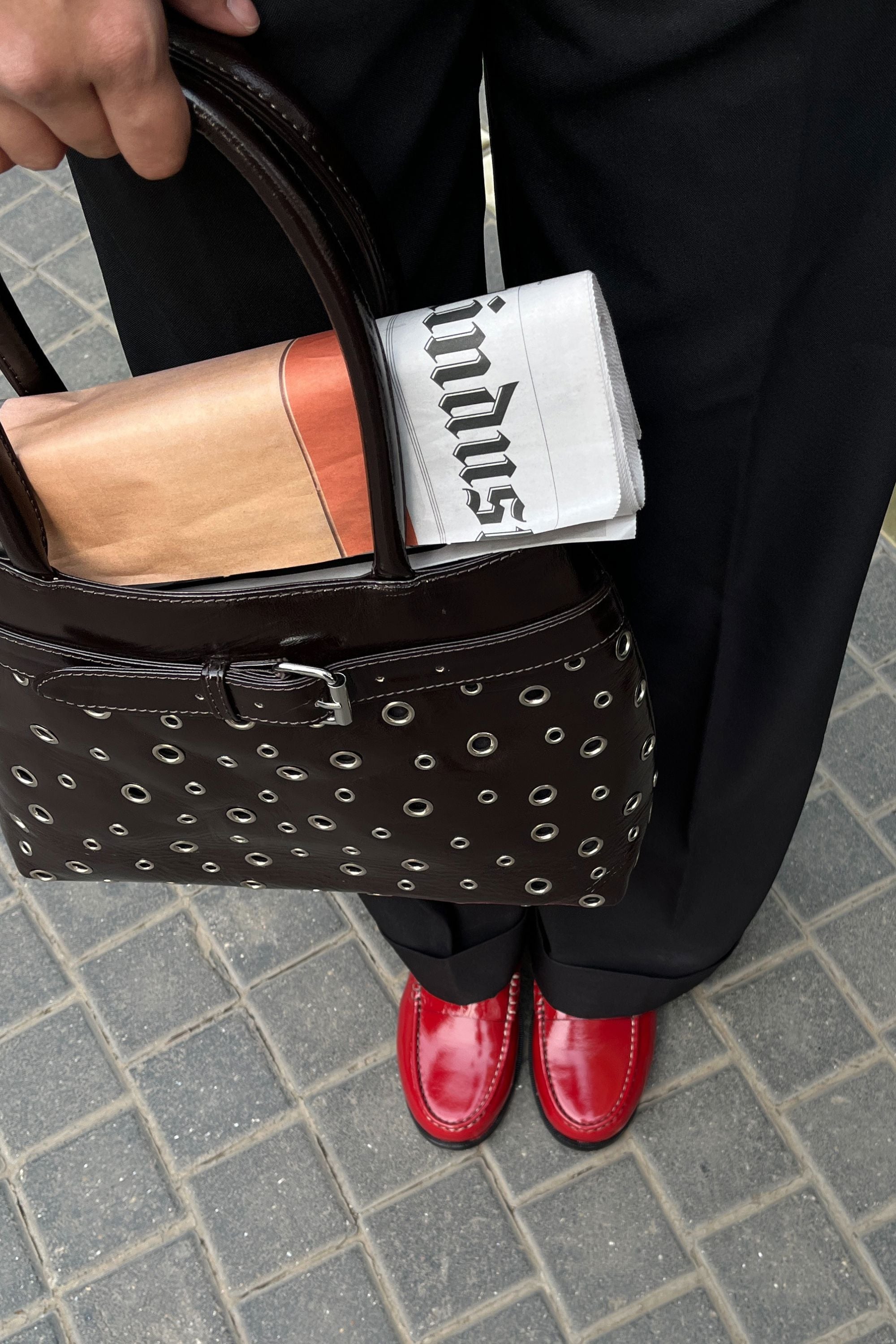 Becky in Brown Patent Leather