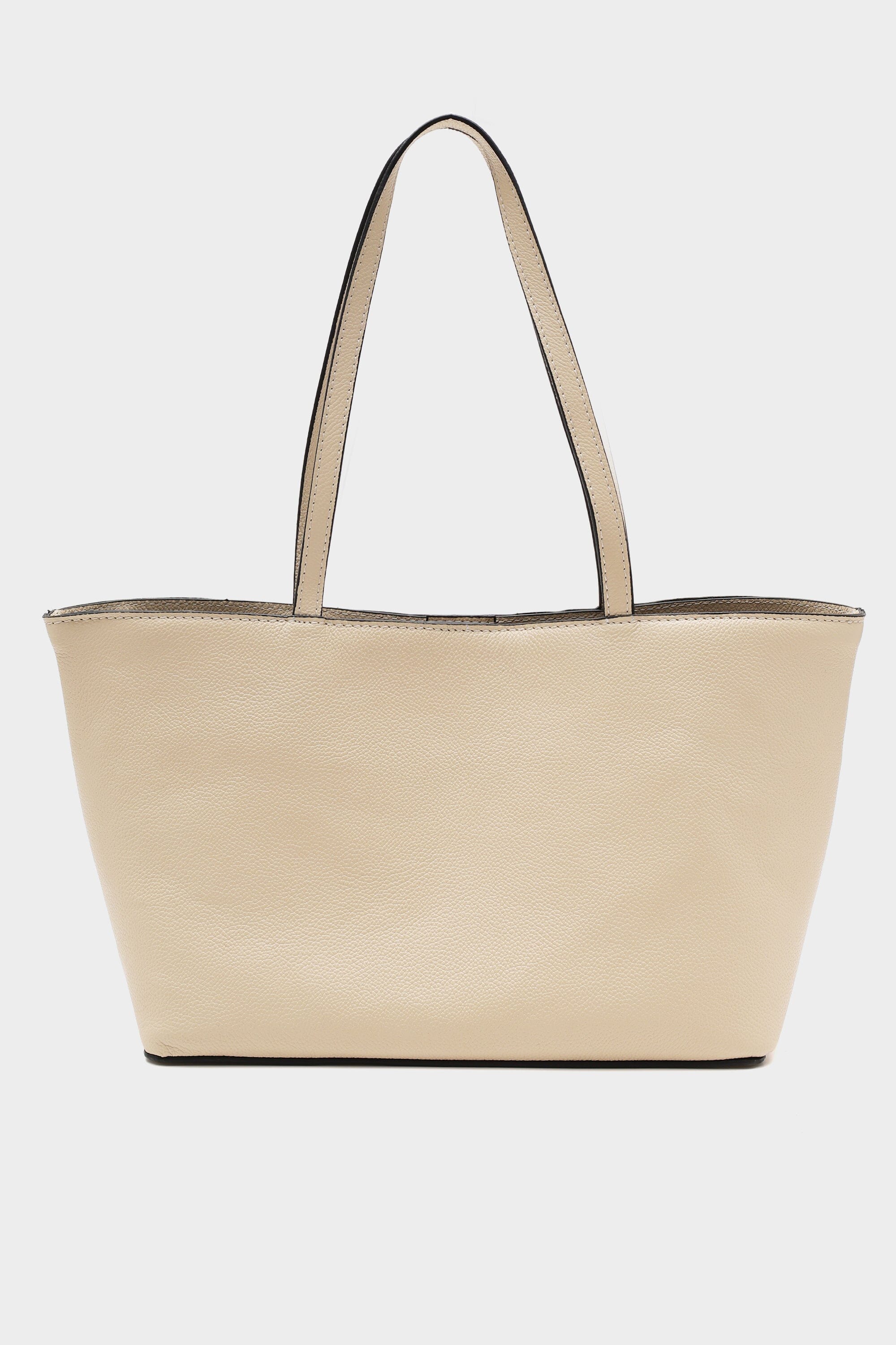 Mini Basic Tote Ecru with Eyelet Details