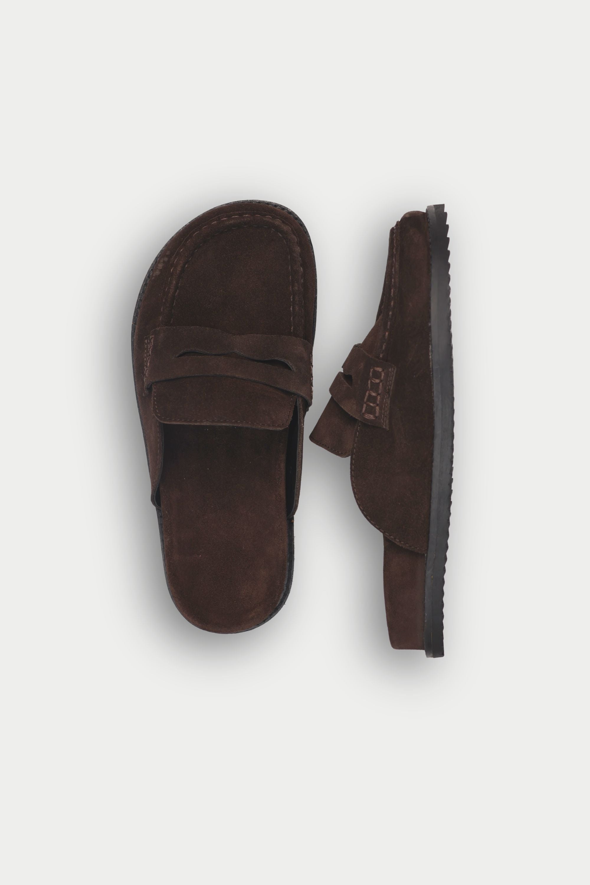 Suede Albas in Umber