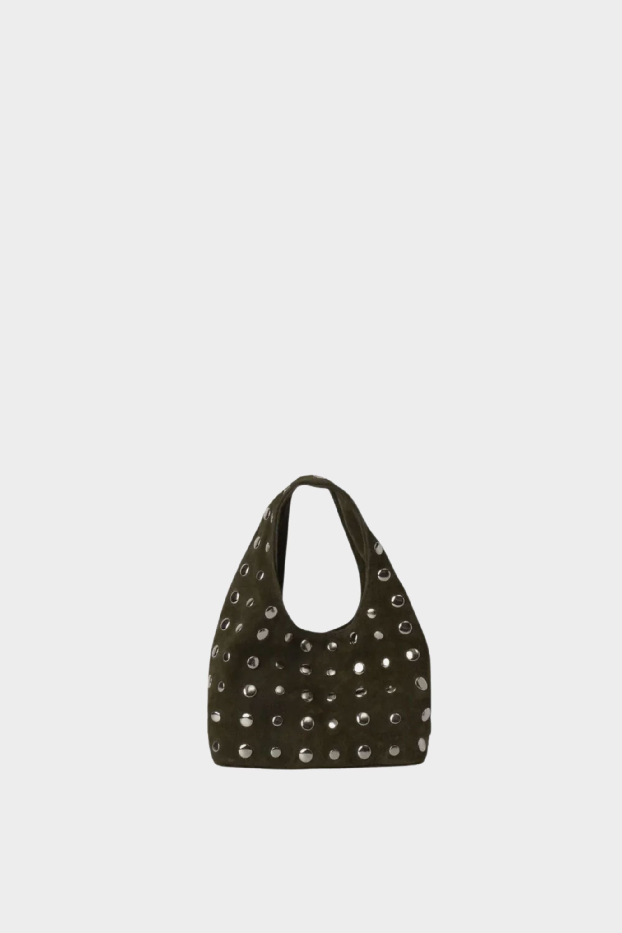 Icon Studded Mini in Olive Green