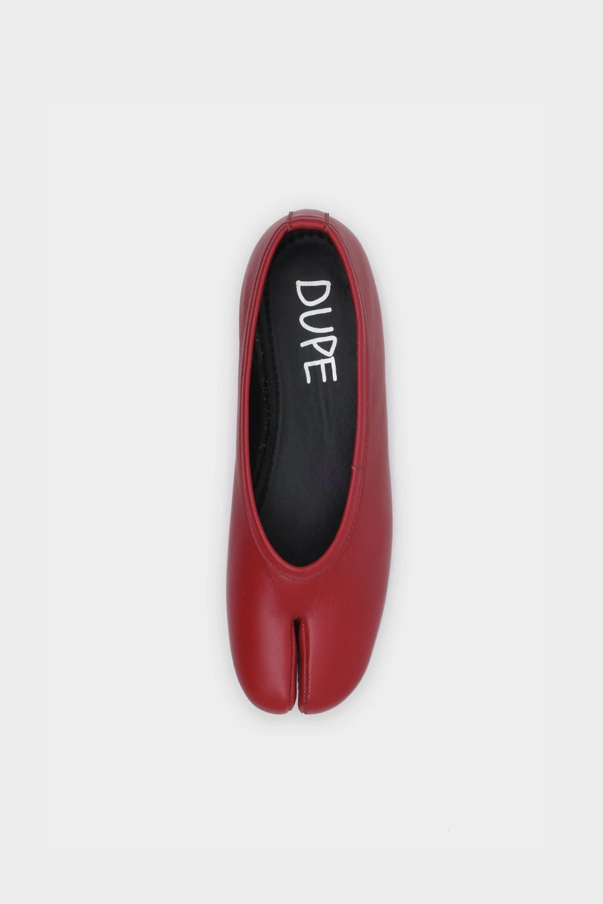 The DUPE in Red Sheep Leather