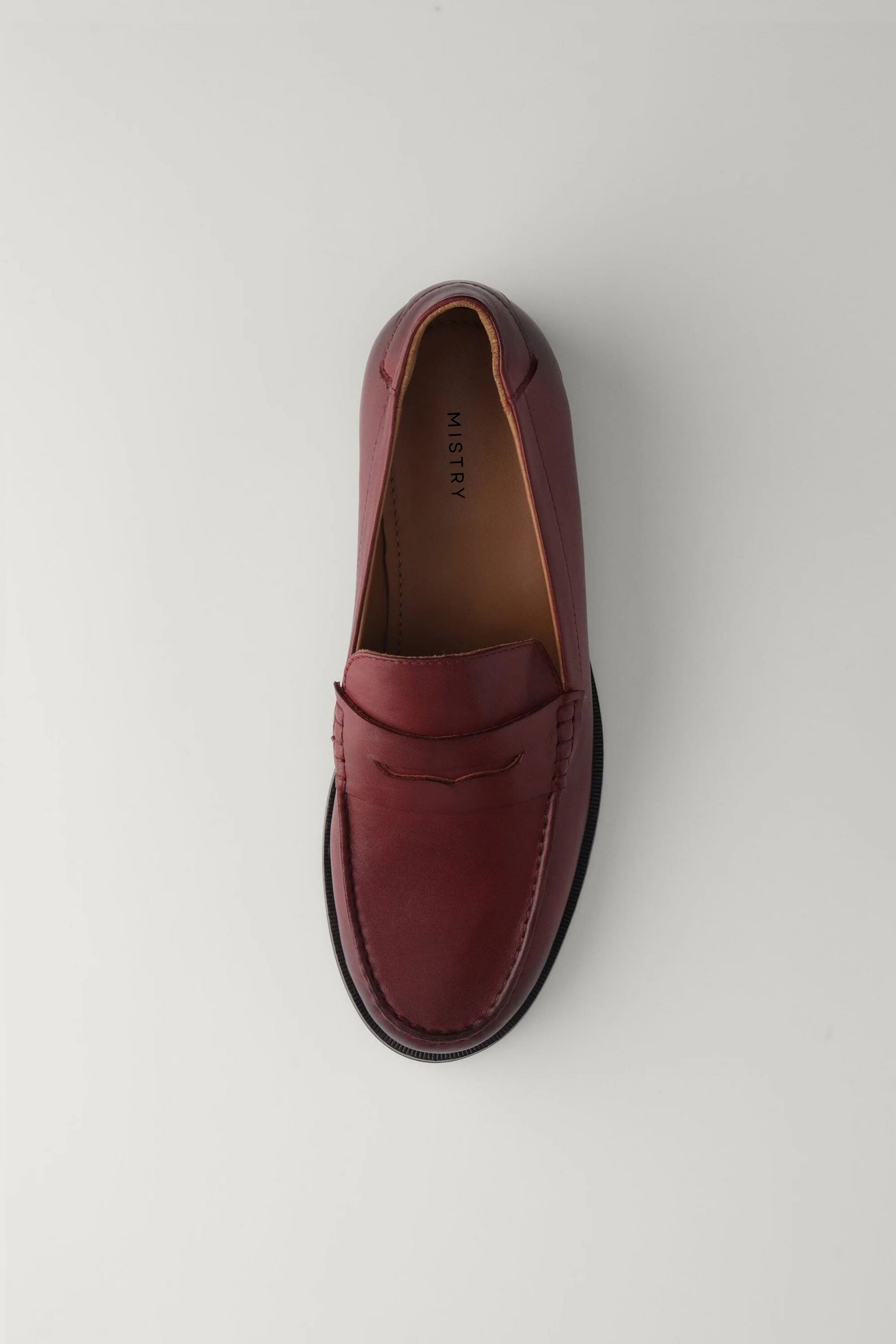 Classic Penny Cut Loafers in Bordeaux