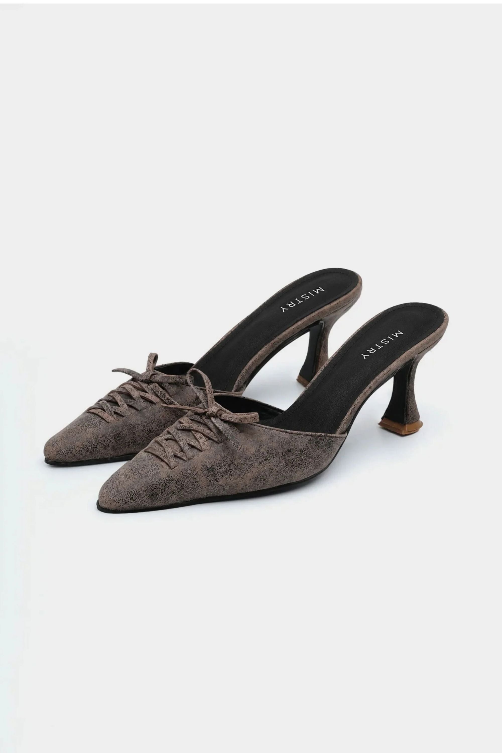 Tapered Heels In StoneWash