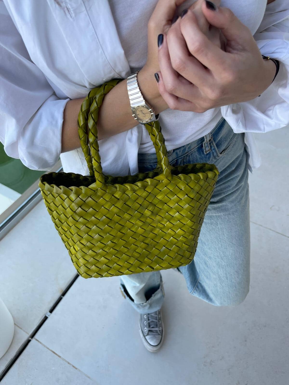 Axel Mini Bag in Bamboo Green