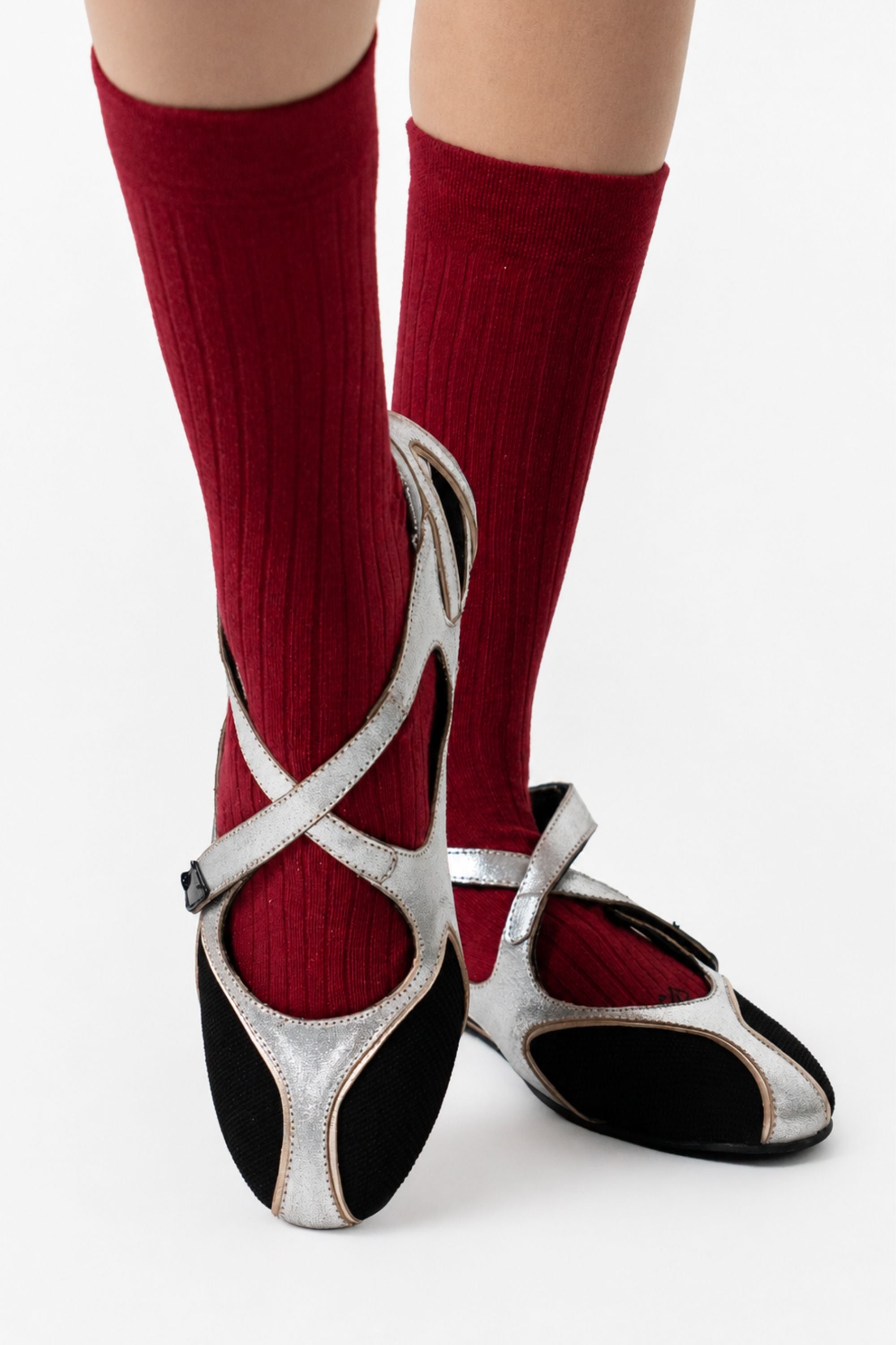 Sneakerina in Silver Mesh