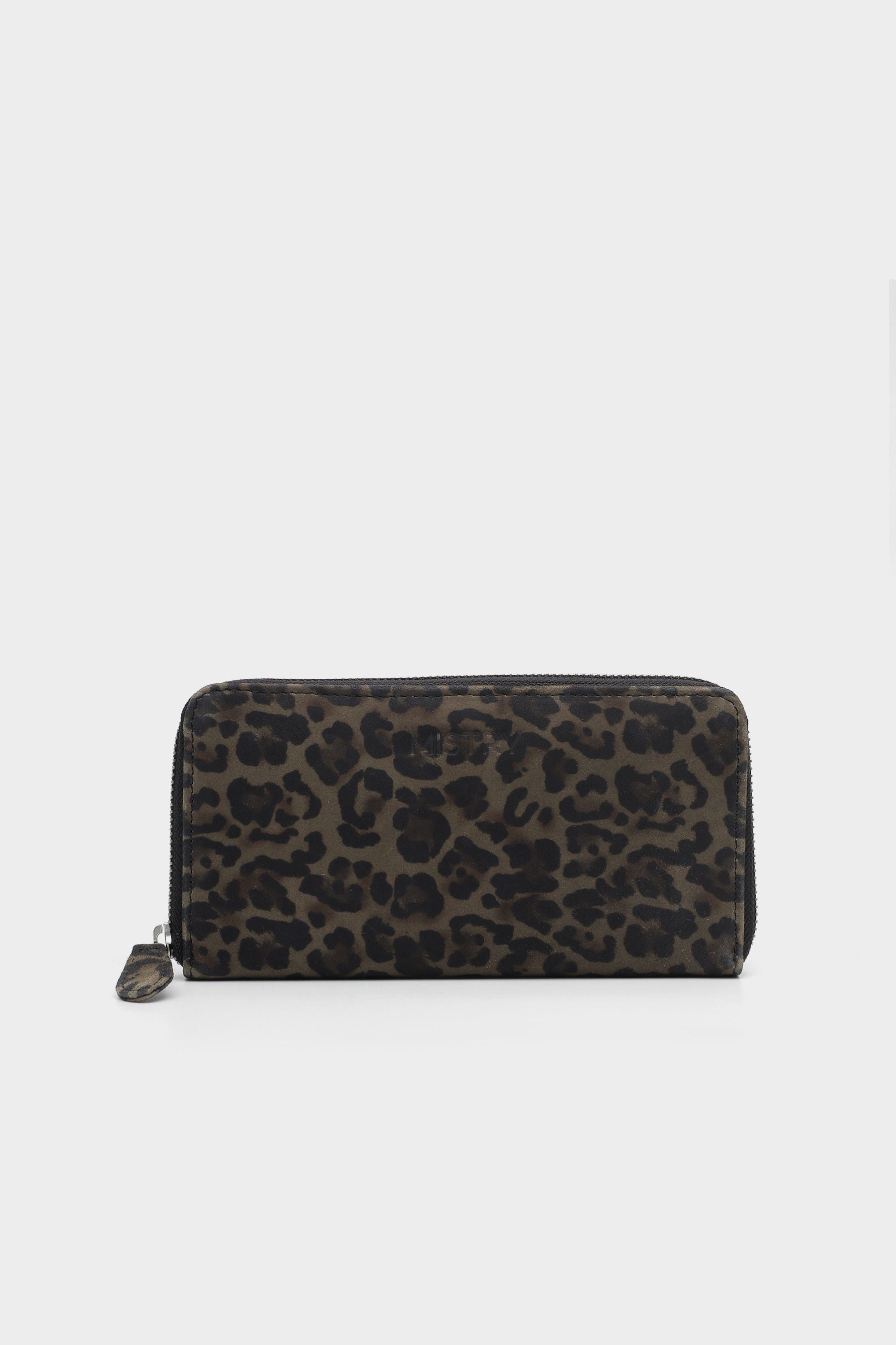 Anchor Wallet in Sage Leopard